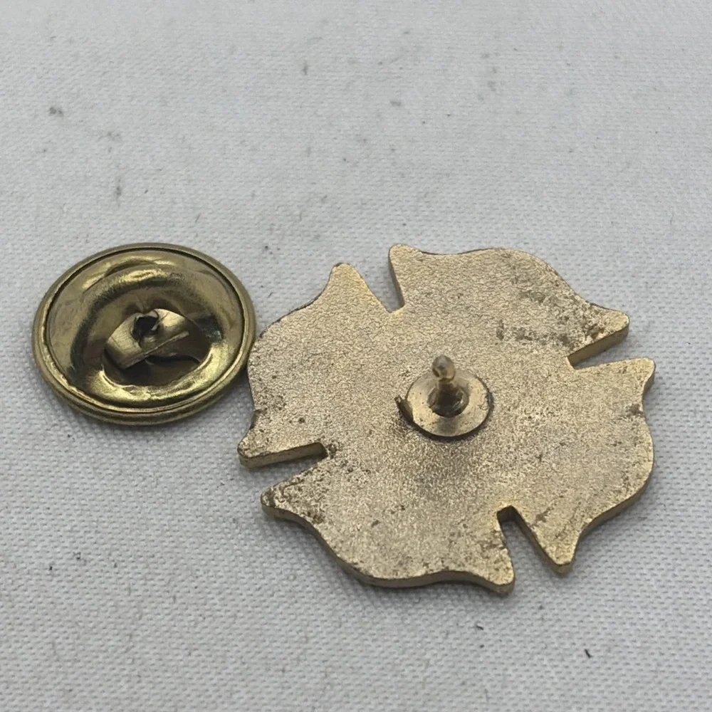 Fire Fighter 10 Years Of Service Award Lapel Hat Pin